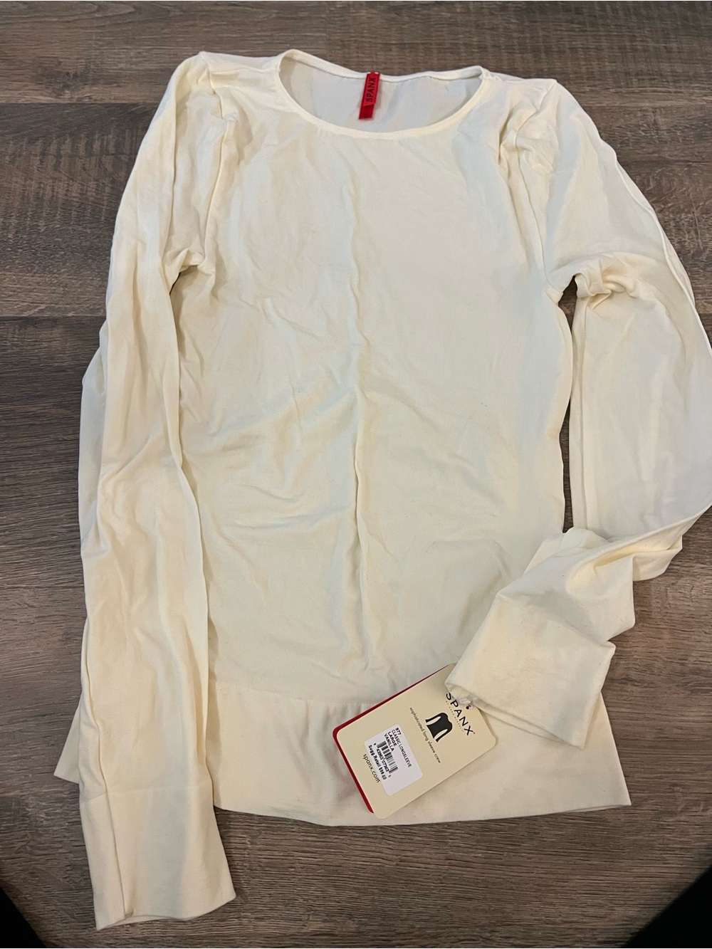 SPANX Off White Women's Bodysuit Tag with On Top Graphic - Picture 3 of 4